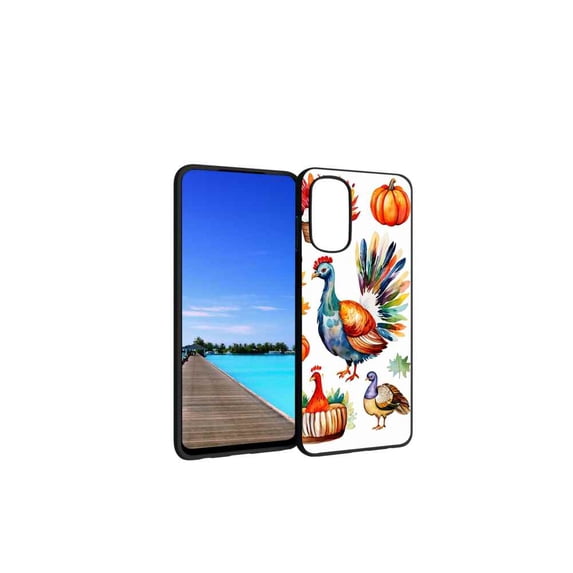 colorful-Turkey-534 Phone Case, Designed for Motorola Moto G Stylus 4G 2022 Case Soft Silicon for women girls boys wife gift,Shockproof Phone Cover