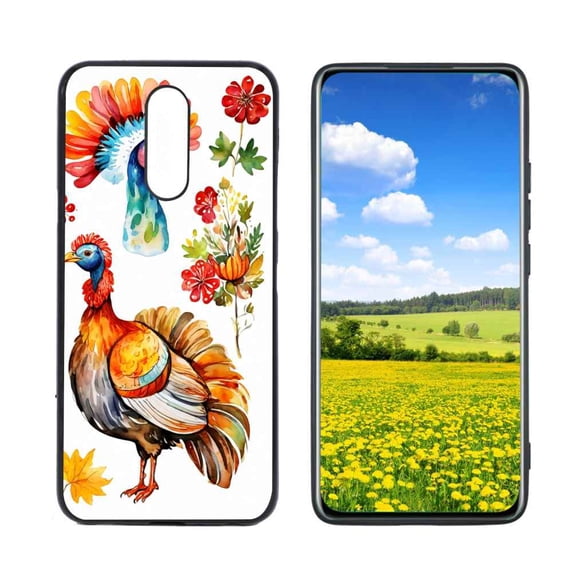 colorful-Turkey-535 Phone Case, Designed for LG Solo LTE Case Soft Silicon for women girls boys wife gift,Shockproof Phone Cover
