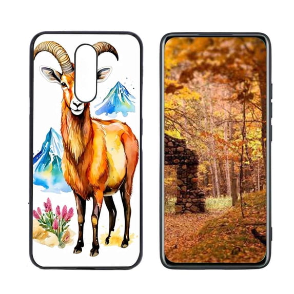 colorful-Walia-Ibex-538 Phone Case, Designed for LG X4 Case Soft Silicon for women girls boys wife gift,Shockproof Phone Cover