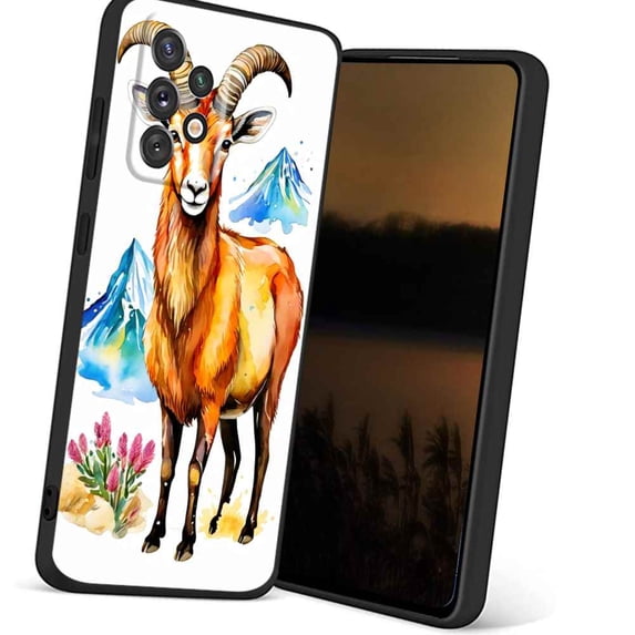 colorful-Walia-Ibex-543 Phone Case, Designed for Samsung Galaxy A52 5G Case Soft Silicon for women girls boys wife gift,Shockproof Phone Cover