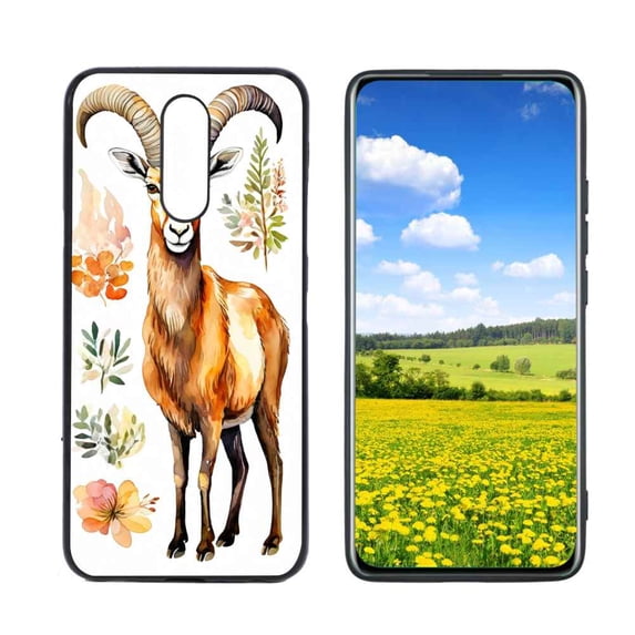 colorful-Walia-Ibex Phone Case, Designed for LG Solo LTE Case Soft Silicon for women girls boys wife gift,Shockproof Phone Cover