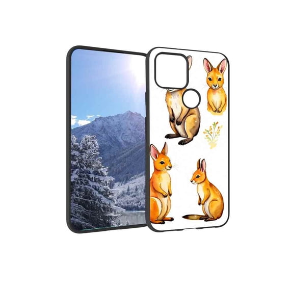 colorful-Wallaby Phone Case, Designed for Google Pixel 5（2020 Case Soft Silicon for women girls boys wife gift,Shockproof Phone Cover
