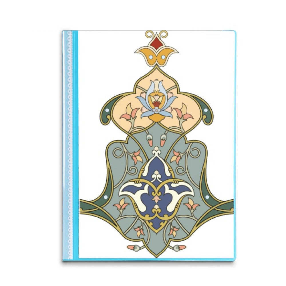 Drawing Pattern Protector colorful baroque illustration pattern Book Sheet Protectors Portfolio ...