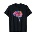 thumbnail image 1 of colorful brain science and art shirt,love science &art shirt T-Shirt, 1 of 5