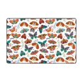 thumbnail image 1 of colorful butterfly A Shaggy Area Rug, Rugs for Living Room Bedroom Non Slip Door Mat Indoor Carpet Machine Washable Nursery Home Decor Floor Mats for Entryway 60x39in-#, 1 of 5