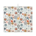 colorful circles print Dish Drying Mat, Microfiber Dish Drying Mats for