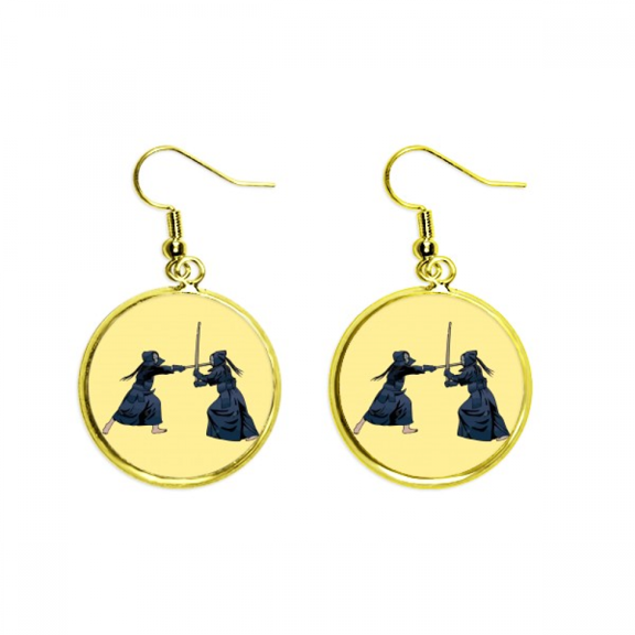 colorful reality kendo fistfight japan earring dangle en drop earring jewelry woman