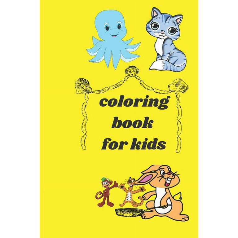 coloring book for kids : 6x9 inch 15.24 x 22.86 cm 101 pages