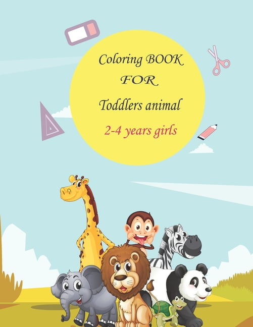 coloring book for toddlers animal 24 years girls Easy, Simple