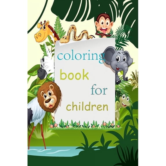 colornig book for children: book for children age 4-8 Colors, Animals, cute animals (Paperback)