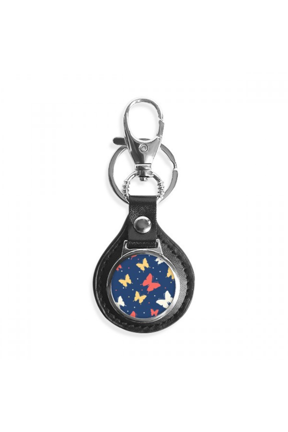 colourful in dots key link chain keyholder finder hook metal