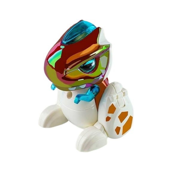 colours Educational Transformable Dinosaur Toys Pull-Back Cars For Boys Girls Parent-Child Interactive Play Combination Set