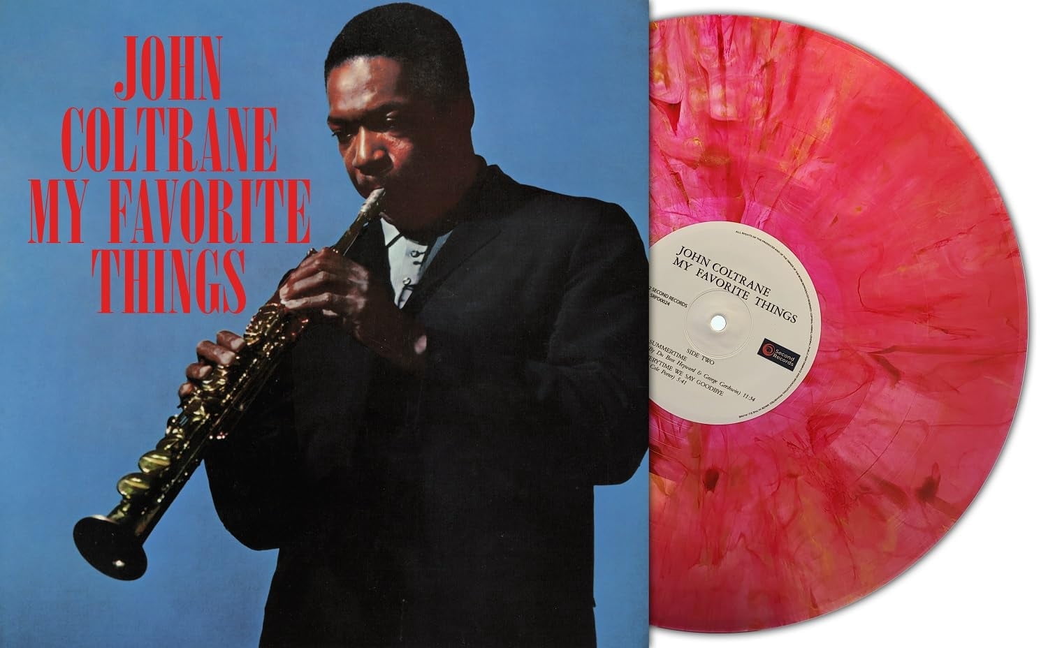 JOHN COLTRANE MY FAVORITE THINGS (COLOR RED/GOLD MARBLE) (Vinyl Record ...