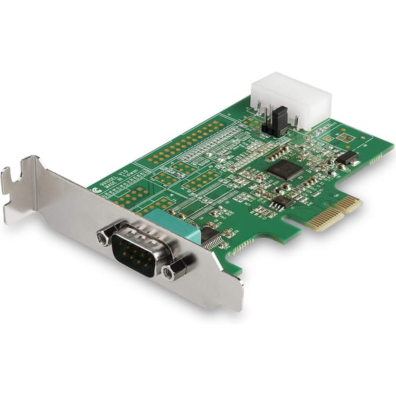 .com 1-port PCI Express RS232 Serial Adapter Card - PCIe RS232 Serial ...