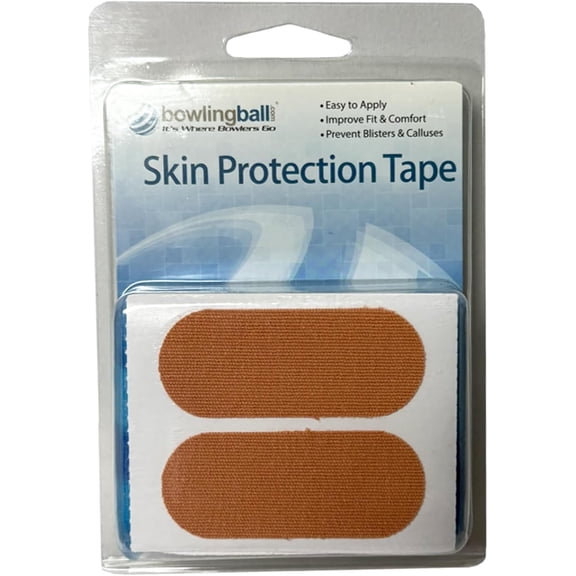 com Beige Bowling Protecting Tape (30 Pre-Cut Pieces) - Thumb/Finger Tape for Skin Protection & Consistent Release - Durable, Breathable Accessory