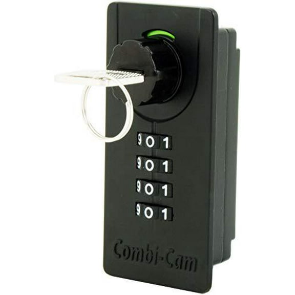 combi-cam fjm-7700 7700 & key max combination locker locks-7700, black