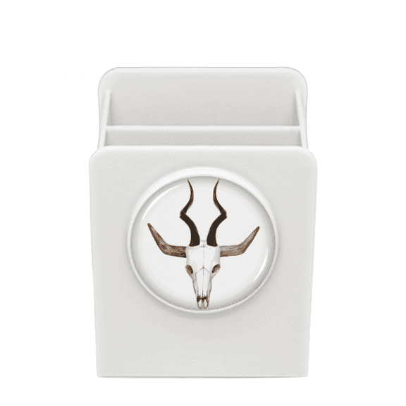 combination b horn cattle desk pencil holder cup pen organizer