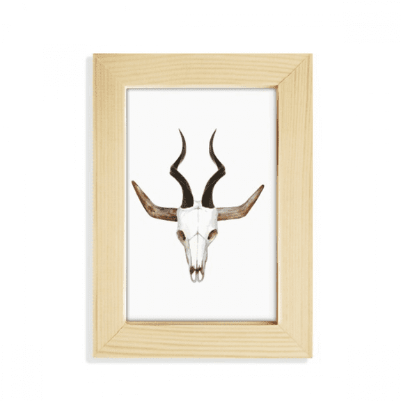 combination b horn cattle desktop display photo frame picture art painting 5x7 inch