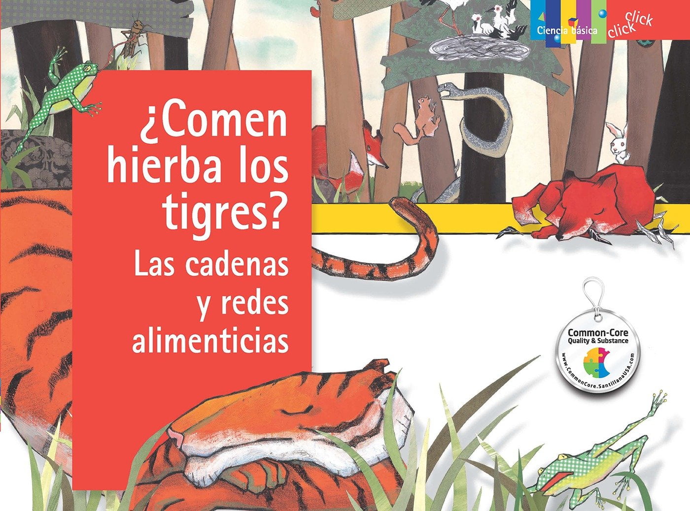 comen Hierba Los Tigres? Las Cadenas y Redes Alimenticias / Do Tigers