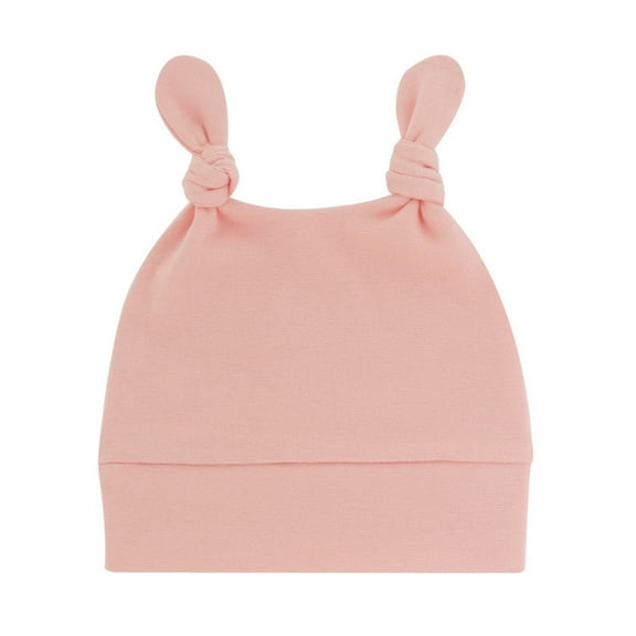 comerut 0-12 Months Baby Beanie Double Tails Stretchy Spring Autumn Single Layer Lightweight Warm Infant Cap Hat for Party