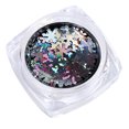 thumbnail image 1 of comerut 1 Box Christmas Decor 3D Glitter Snowflake Nail Art Sequins Ultra-thin Flake, 1 of 6