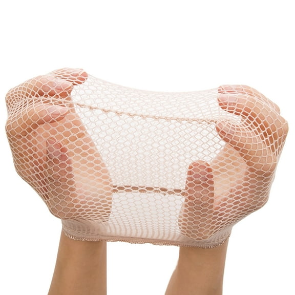 comerut 1 Pair Black Mesh Wig Hair Net High Elastic Hair Mesh Net Women Men Halloween Cosplay Liner Weaving Net Wig Accessory