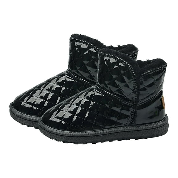 comerut 1 Pair Cozy Velvet Snow Boots Warm Comfortable Stylish Winter Footwear Autumn Student Outdoor Accessories