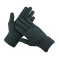 thumbnail image 1 of comerut 1 Pair Unisex Winter Gloves Five Finger Thick Heat Retention Touch Screen Anti-slip Soft Cold-proof High Elastic Wrist Cycling Riding Gloves, 1 of 8