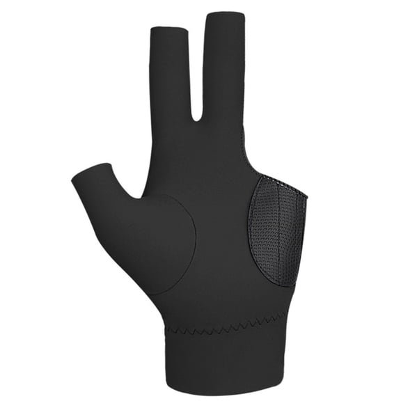 comerut 1Pc Billiards Glove Soft Breathable High Elastic Non-Slip Left-hand Three Finger Billiard Pool Glove Sports Supplies