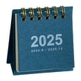 comerut 2025 Mini Desk Calendar Standing Flip Desktop Calendar Daily