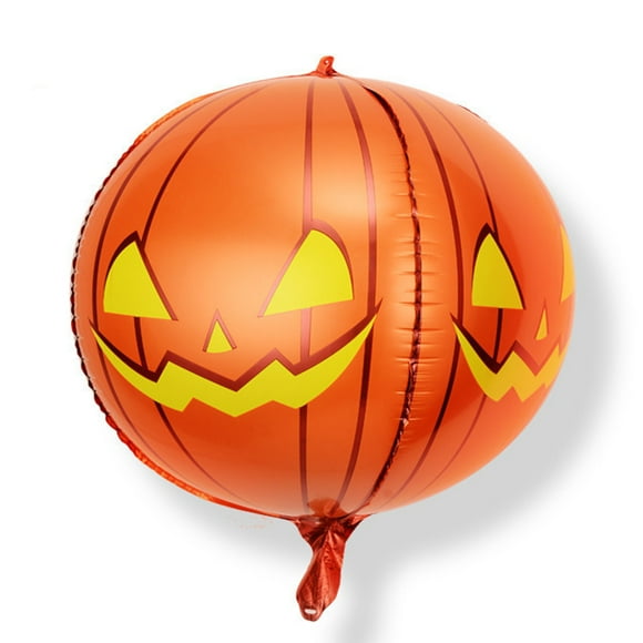 comerut 22Inch Pumpkin Balloon Increase Atmosphere Reusable Scary Halloween Horror Inflatable Eyeball Balloon for Party