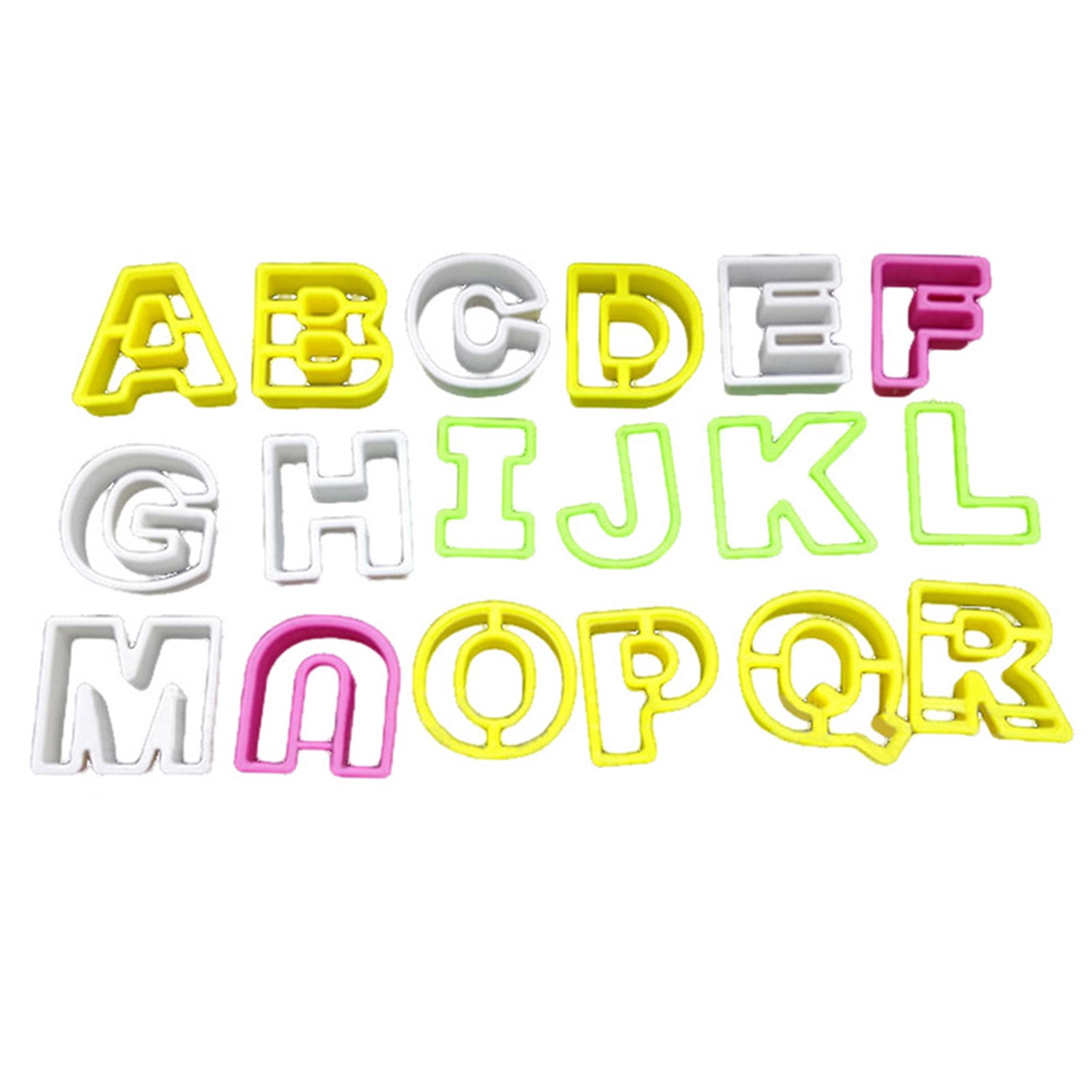 comerut 26Pcs Baking Mold Lightweight Delicate 26 Letters Alphabet