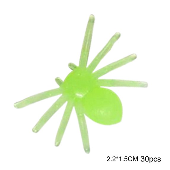 comerut 30Pcs/Set Plastic Realistic Mini Spider Toy Halloween Party Prop Decoration