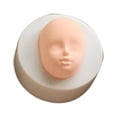 thumbnail image 1 of comerut 3D Face Clay Fondant Silicone Mold Cake Chocolate Candy Baking Decorating Tool, 1 of 7