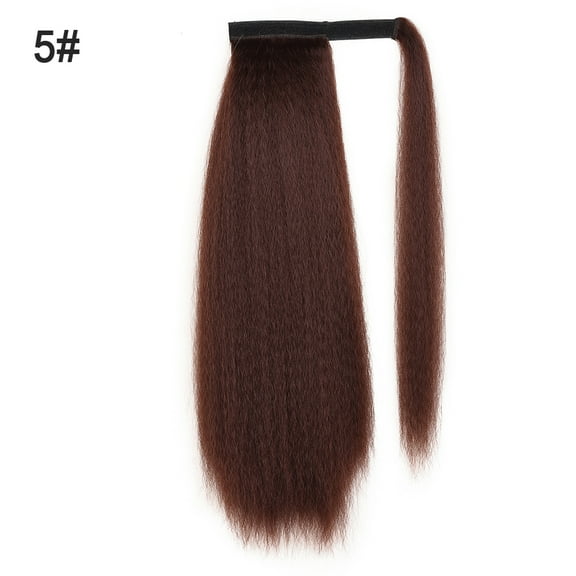 comerut 55cm Women Fluffy Long Synthetic Pony Tail African Wig Hair Extension Hairpiece