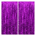 thumbnail image 1 of comerut 5Pcs Wavy Tinsel Foil Fringe Curtains Vibrant Color Sparkling Hanging Door Curtains Backdrop Photography Props, 1 of 8