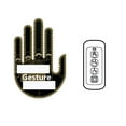 comerut Car Hand Gesture Tail Light Remote Control 3 Adjustable Modes