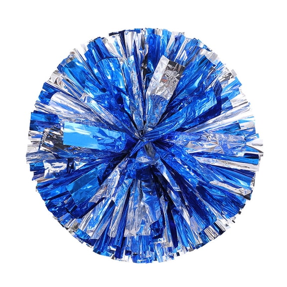 comerut Cheerleading Bouquet Metallic Foil Hand Flowers Kids Teens Sports Team Ball Game Cheerleader Streamers Pom Poms