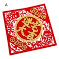 comerut Chinese Character Printing Door Stickers Party New Year Home