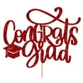 comerut Congratulations 2024 Graduation Cake Topper Congrats Grad Cake