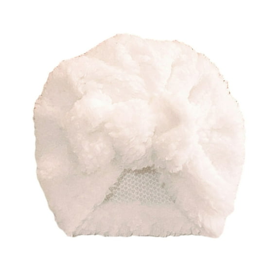 comerut Fall Winter Baby Hat Cute Knot Bowknot Super Soft Faux Lambswool Thickened Warm Solid Color Infant Newborn Boy Girls Beanie Cap