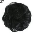 thumbnail image 1 of comerut Fashion Women Hair Bun Extension Wavy Curly Messy Donut Chignons Wig Hairpiece, 1 of 8