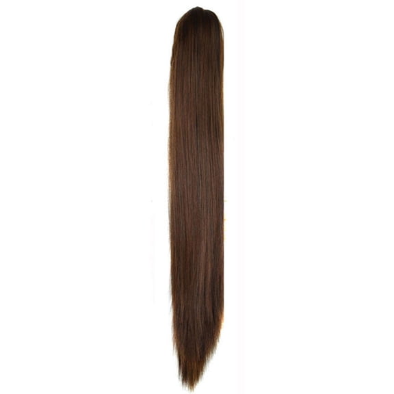 comerut Fashion Women Long Straight Natural Clip Ponytail Hair Wig Extension Hairpiece