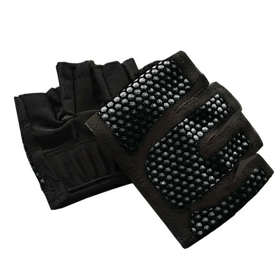 comerut Four Finger Women Workout Gloves Fitness Gym Yoga Exercise Hand Palm Protector