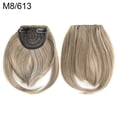 thumbnail image 1 of comerut Girls Clip-in Front Hair Extension Wig Straight Synthetic Fringe Bang Hairpiece, 1 of 8