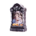 thumbnail image 1 of comerut Halloween Lights Horror Luminous Replaceable Battery Decorative Party LED Tombstone Light for Halloween for Outdoor, 1 of 8