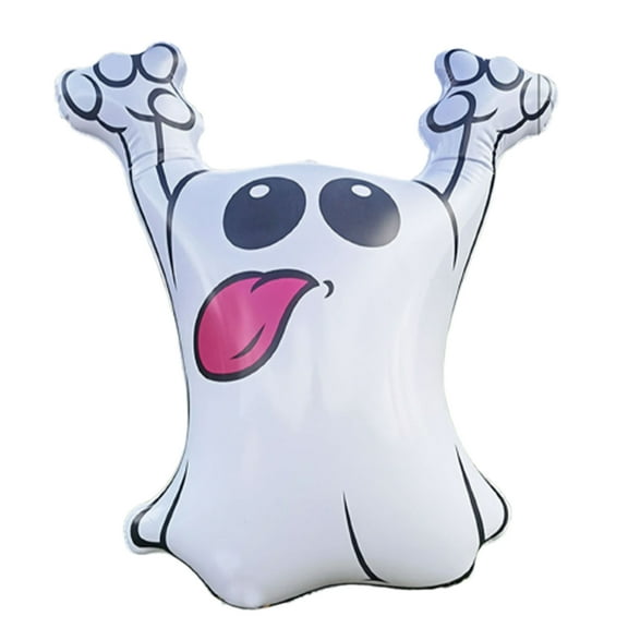 comerut Inflatable Ghost Remote Control Luminescent Decorate Waterproof Horror Halloween Ornament for Party