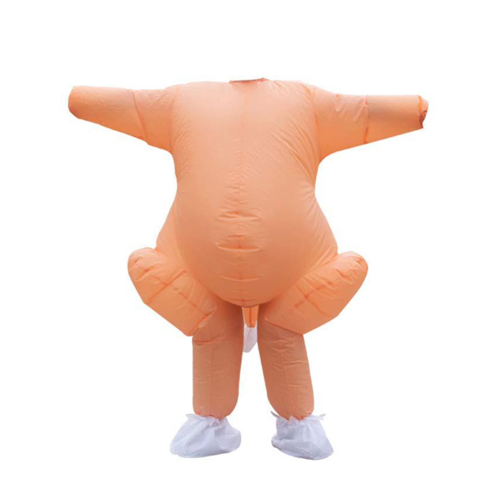 comerut Inflatable Snowman Anime Design Leak Proof Reusable Good Looking Vivid Image Christmas Dress Up Cartoon Air Inflatable Santa Claus Snowman for Christmas