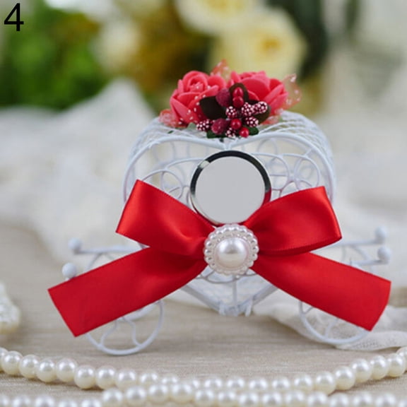 comerut Iron Art Carriage Wedding Favour Box Birthday Party Chocolate Sweets Candy Box