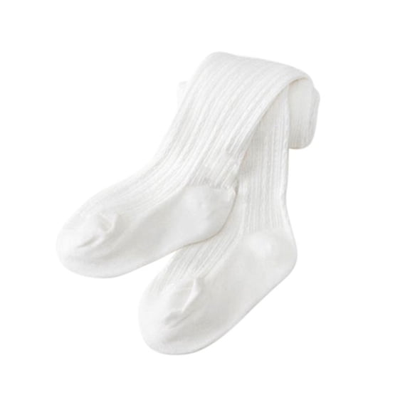 comerut Kids Toddler Baby Girls Solid Warm Cotton Tights Stockings Pantyhose Pants Socks